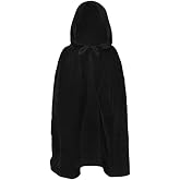 VGLOOK Mantello Con Cappuccio In Velluto Per Bambini (8-14 Anni, Colore Viola) - 3