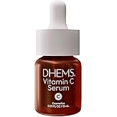 Dhems Vitamin C Serum for Face with Ginkgo Biloba, Antioxidant, Regenerating & Reduces Fine Lines, Brightening & Smooths Texture for All Skin Types 0.51 Ounces