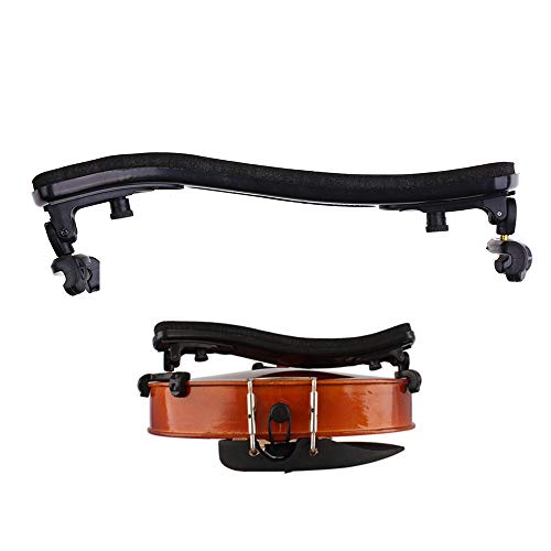 NANYI Violin Shoulder Rest for 3/4-4/4 size, Collapsible and Height Adjustable Feet, Violin universal Type Violin Parts soft easy to use, High strength sponge (Black) - Thumbnail 3