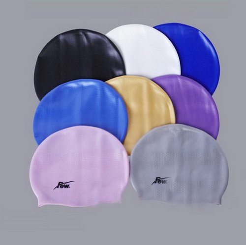 Black Swim Cap for Men Waterproof Swim Cap