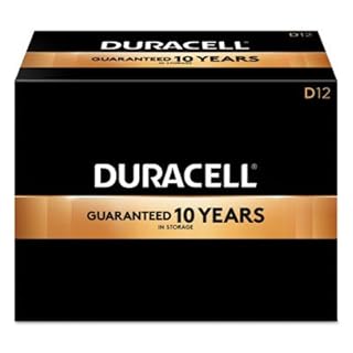 Duracell, DUR01301, Coppertop Alkaline D Battery - MN1300, 12 / Box, Black