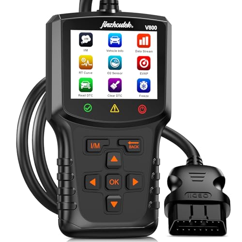 OBD2 Car Diagnosis OBD Scanner: Italian OBD2 Diagnostic for Multibrand – Car Engine Error Reader with OBD2 Functions – Professional Diagnostic Compatible with BMW Ford VW Audi All OBDII Vehicles