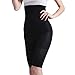 Shymay Women's Long Leg Shaper Seamless Tummy Control Hi-Waist Thigh Slimmer, Black1, TAG Size 3XL=US Size X-Large