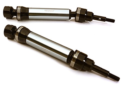 Integy RC Model Hop-ups T8559GUN XHD Steel Front Universal Drive Shaft (2) for Traxxas 1/10 Slash & Stampede 4X4