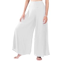 LOFBAZ Women's Extra Wide Leg Palazzo Pants Yoga