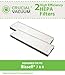Crucial Vacuum Replacement Vacuum Filter - Compatible with Bissell Style 7, 9 Filters - HEPA Style Filter Parts for Models 3595X, 35961, 6591 - Pair with Part 32076, 921, F921 - Bulk (2 Pack)