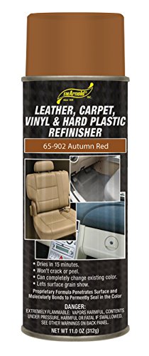 SM Arnold (65-902) Leather, Carpet, Vinyl & Hard Plastic Refinisher, Autumn Red - 11 oz.