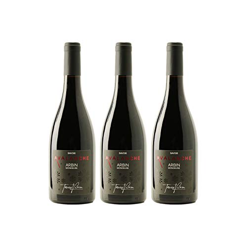 Vin de Savoie Arbin Mondeuse Avalanche Rouge 2019 - Fabien Trosset - Vin AOC Rouge de Savoie - Bugey - Lot de 3x75cl…