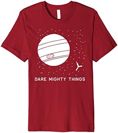 Mens Inspirational Juno Spacecraft Premium Space T-Shirt Large Cranberry