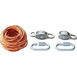 HABA Terra Kids Block and Tackle Rope and Pulley System - Perfect Tinkerers Kit for Outdoors or Inside with High Ceilings - Ages 6+