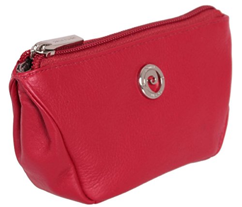 Red Zip Top Coin Purse by Pierre Cardin