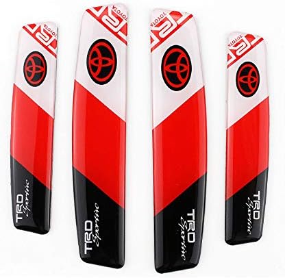 DJR PRIME 4PCS Car Door Edge Protector Strip Scratch Guard for Toyota Etios Fotuner Innova Glanza Yaris Camry