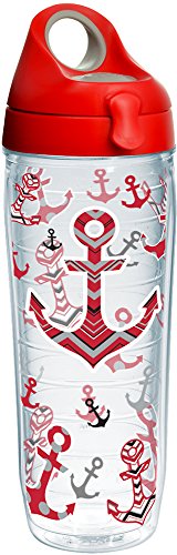 Tervis 1231721 Red Anchors Away Insulated Tumbler with Wrap 