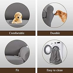 Easy-Going 2 Pieces Microfiber Stretch Sofa