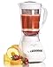 Hamilton Beach Blender with 56 oz Jar & Aguas Fresca Strainer, White (50162)