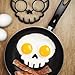 Genuine Fred FUNNY SIDE UP Silicone Egg Mold, Skull