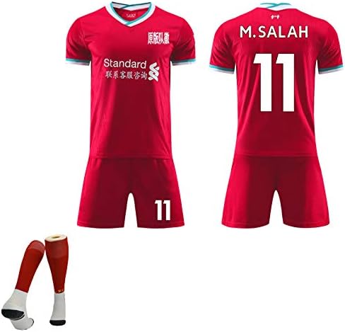 Amazon サッカースポーツウェアmane10 M Sal Ah11 Firmino9 男性用サッカーユニフォームは繰り返し洗える サッカーユニフォームセットスポーツtシャツ スポ サッカー フットサル シャツ 通販