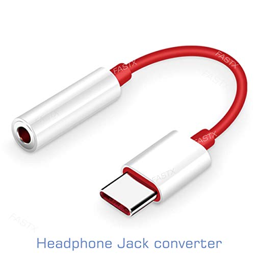 FASTX™ 1 Plus Trending Type C to 3.5 mm Jack Audio Connector, Noise Cancelling Headphones Jack Converter Audio Adapter f