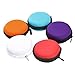 eBoot 5 Pack Earphone Case Round Carrying Hard EVA Earbuds Case Storage Bag