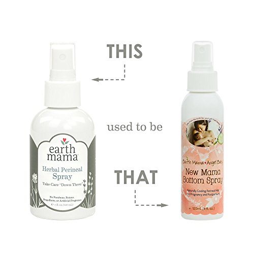 Herbal Perineal Spray by Earth Mama Safe for Pregnancy and Postpartum