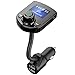 Bluetooth FM Transmitter for Car, Wireless FM Radio Transmitter Adapter Car Kit Dual USB Charging Port Car Charger with Hands Free Calls and 1.44