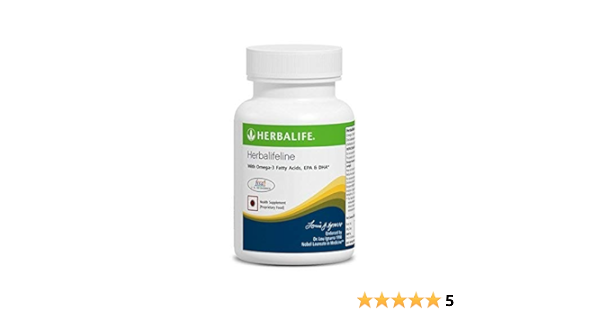Amazon.com: Herbalifeline with Omega 3 Fatty Acids EPA DHA 60 Softgles  (Shipping from in India) DHL : Everything Else
