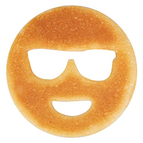 Emoji Pancake Molds and Egg Rings (4 Pack) for Kids AND Adults