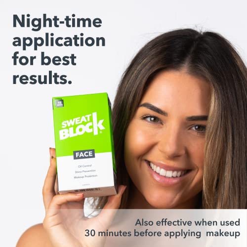 SweatBlock Daily Antiperspirant Face Wipes + Oily Skin Control