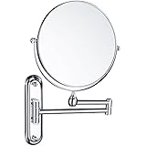 GuRun 8 Inch Two Sided Wall Mount Magnifying Mirror With 10x Magnification,Chrome Finish M1207(8in,10x)