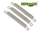 BBQMANN AF593(3-pack) Stainless Steel Crossover Tube Burner for Gas Grill Models By Centro, Charbroil and Others