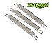 BBQMANN AF593(3-pack) Stainless Steel Crossover Tube Burner for Gas Grill Models By Centro, Charbroil and Others
