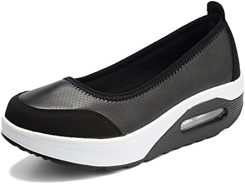 IINFINE Women's Platform Wedges Walking Sneakers Lightweight High Heel Fitness Shoes