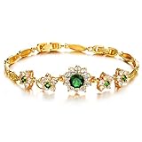 kredy Women Bracelets, 18K Gold Elegant Double