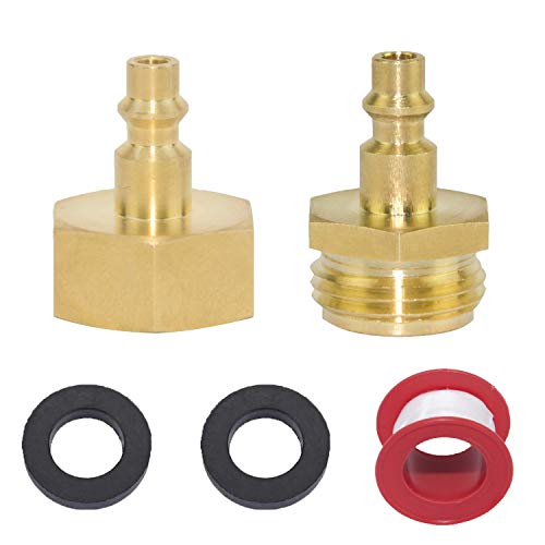 Sprinkler Blowout Adapter RV Winterizing Kit for Winterize Sprinkler Systems, Blowout Plug Quick Connect for Air Compressor Water Blow Out Fitting Adapter for Winterizing RV, Camper, Boat, Motorhome - Thumbnail 7