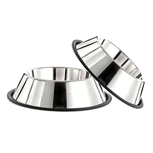 4LoveDogs-Stainless-Steel-Dog-Bowls-32-Oz-Set-of-2