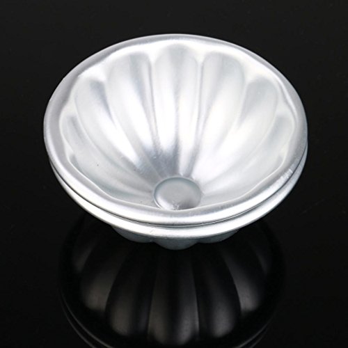 Hunzed Cake Mould, { 12pc Cake Bath Bomb Mold } { Handmade Soap Bakeware Mould } Kitchen Baking Tool Aluminum Sphere Kit - Thumbnail 3