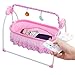 WBPINE Baby Swing Cradle, Automatic Baby Bassinets Swing Crib for Boys and Girls with Music (Pink)