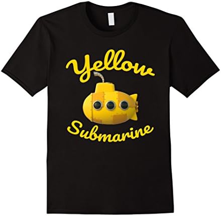 Mens Yellow Submarine T-Shirt Large Black