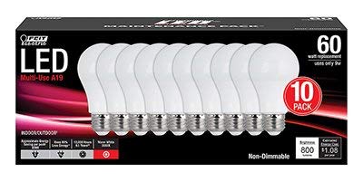 FEIT 60W LED Bulbs 10-Pack - Image 2