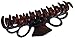 Parcelona French Double Loop Shell Brown Celluloid Extra Large Big Long Jaw Hair Claw Clip Clamp Clutcher