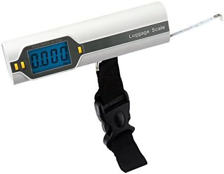 TBBSC Digital Hanging Luggage Scale,Handheld Fishing Scale with 1M Ruler,110 Pounds