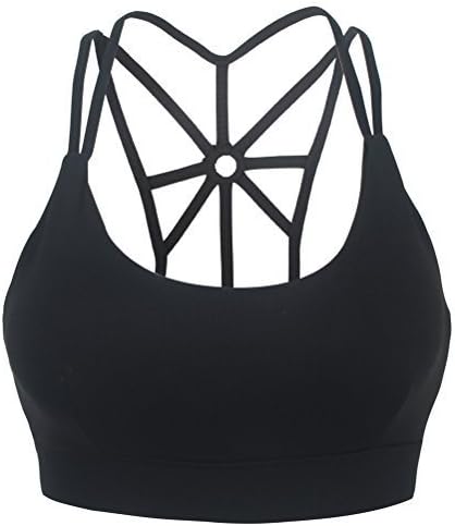 xcylive 1 Or 3 Pack Women's Criss Cross Back Removable and Wireless Pads Tank Top Yoga Sports Bra