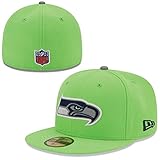 New Era Nfl 59fifty Men's Hat Thanksgiving Series Fitted Cap Seattle Seahawks Green