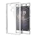 Cimo Crystal Hybrid Sony Xperia XA2 Ultra Case with Premium TPU Bumper and PC Clear Back for Sony Xperia XA2 Ultra (2018) - Clear