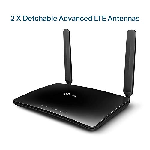 Tp-Link-Router-4G-LTE-WiFi-con-Velocidad-Alta-hasta-1200-Mbps-Alternativas-para-ADSL-Compatible-con-Todos-los-Operadores-Limite-del-Consumo-del-Dato-MR400-Negro-Bureau