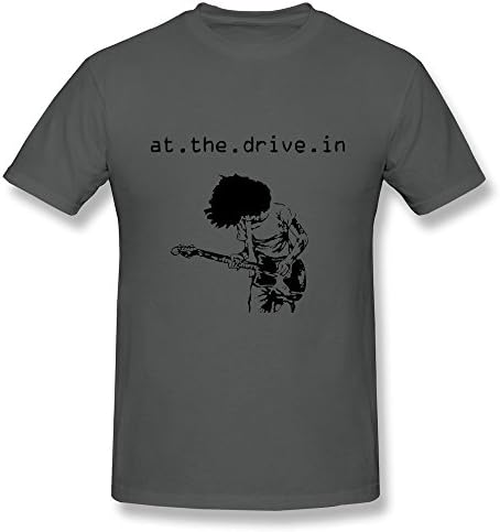 At The Drive In Fans Logo Fashion T Shirt For Men DeepHeather