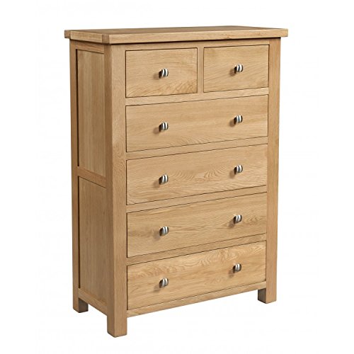 Dorset Oak Furniture 2 Over 4 Chest Of Drawers Amazon Co Uk