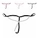 FasiCat Women's Womens Pearl Thongs G-strings Lace Underwear Panties for Women Free Size Black
