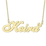 Keira Personalized Name Necklaces 18K Gold Plated
