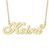 Keira Personalized Name Necklaces 18K Gold Plated